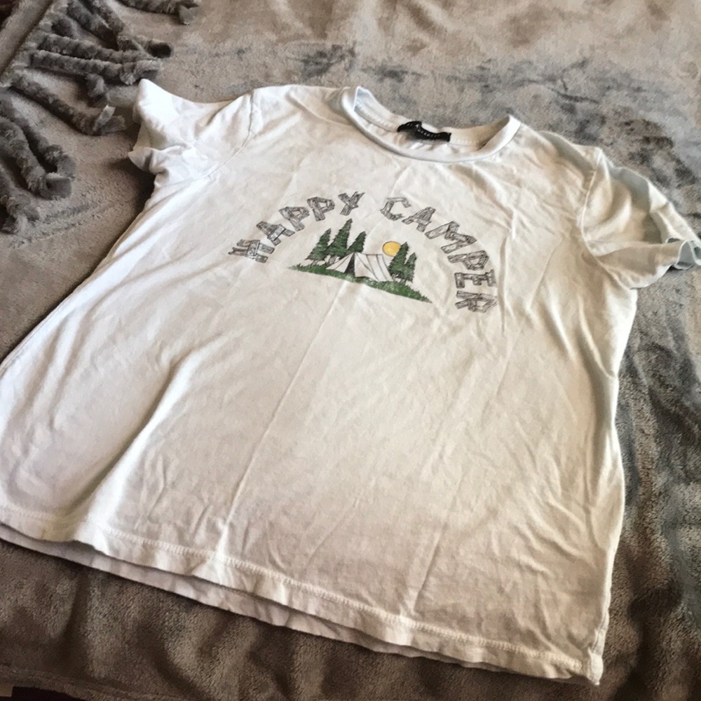 LA hearts crop top XS